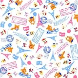 【Rirakkuma/リラックマ ボンジュール】　メガネクロス（メガネ拭き）　2.エッフェル塔