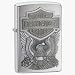 Zippo ZI200HDH284 Brushed Chrome Harley Davidson USA Eagle
