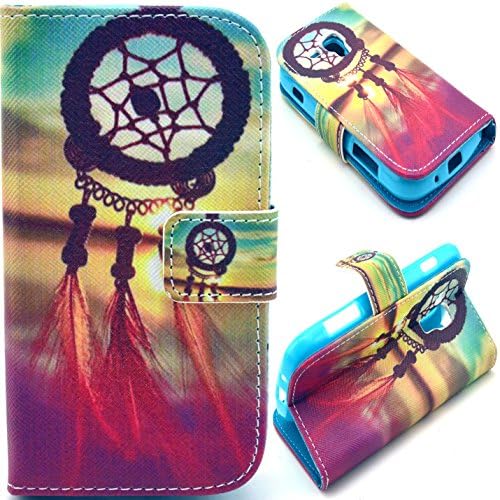Einzige Slim Fit Leather Case Cover with Stand & Card Slots for Samsung Galaxy S Duos S7562 / S Duos 2 S7582 (Campanula) with Free Universal Screen-stylus