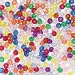 Faceted Beads, 6mm Multi Trans, 1500pcs (Pack of 1)