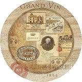 Nostalgic Wine Labels Sandstone Thirstystone Coasters