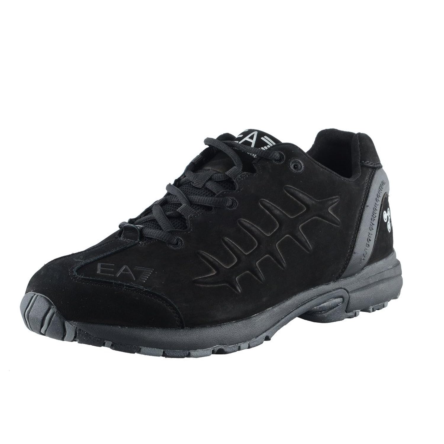 Emporio Armani EA7 Black Athletic Sneakers Shoes US 9.5 IT