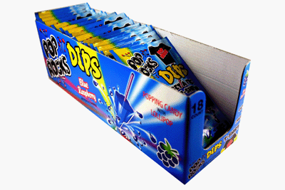 Pop Rocks Dips Sour Blue Raspberry 18 Packs by Pop Rocks, Inc
