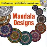Infinite Coloring Mandala Designs CD and Book (Dover Design Coloring Books)