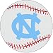 Fanmats North Carolina Tar Heels Baseball-Shaped Mat