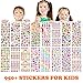 Sinceroduct Stickers 950+ pcs, Teacher Stickers for Kids,16 Different Sheets, 3D Puff Stickers, Sticker Collection Book: Animals, Fishes, Stars, Cakes, Cars, and Tons More,Christmas Stickers.