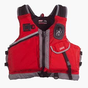 COLEMAN TRANSMIT PADDLE VEST M/L BUILT IN 2-WAY RADIO