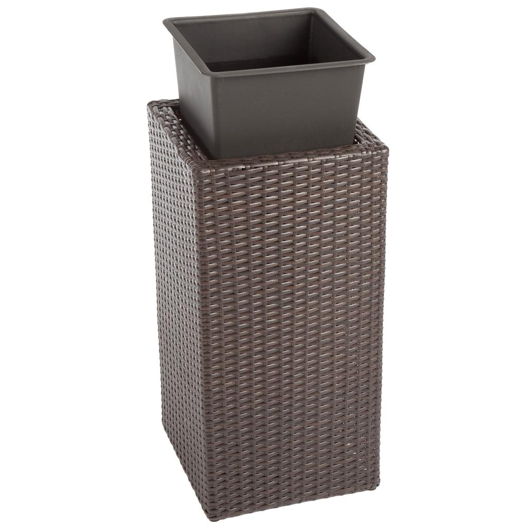 Ultranatura Palma Series Small Rattan Planters Amazon.co.uk Garden