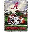 Alabama Crimson Tide NCAA Woven Tapestry Throw (Home Field Advantage) (48x60")"
