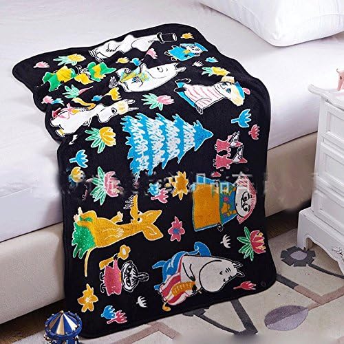 Anime Moomin Valley Throw Blanket 75*125cm Polyester blanket (style-1)