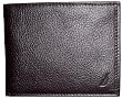 Men's Nautica Wallet Leather Brown Passcase