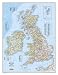 Britain and Ireland Laminated Wall Map