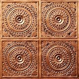 D117 24 x 24 PVC Antique Copper Ceiling Tiles