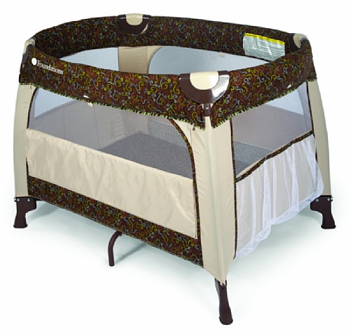 Buy Low Price Cozy Foundations Boutique Mystic Play Yard, Brown/Tan B005JSSX48