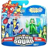 Marvel Superhero Squad Series 21 Mini 3 Inch Figure 2Pack Wolverine Polaris