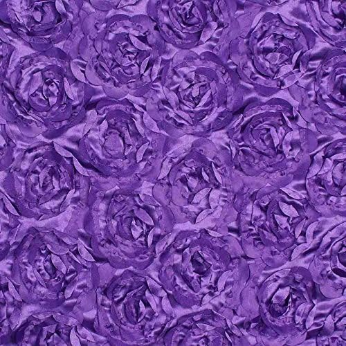 Aaronam Newborn Baby Photography Photo Props 3D Rose Flower Backdrop Beanbag Blanket Rug (Purple)