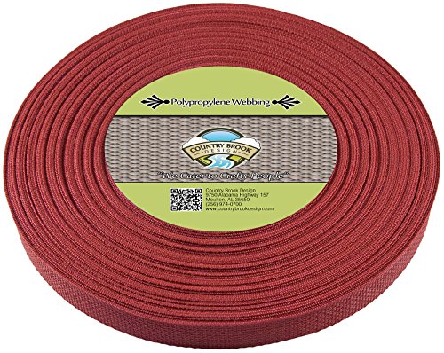 Country Brook Design - 1 Inch Polypropylene (Polypro) Webbing