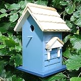 Eigenschaften LIVING-ART24  / COTTAGE VOGELVILLA VOGELHAUS NISTKASTEN HOLZ BLAU