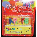 "HAPPY BIRTHDAY" Candles (Multicolored) ~ Happy Birthday
