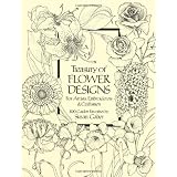 Treasury of Flower Designs for Artists, Embroiderers and Craftsmen (Dover Pictorial Archive)
