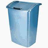 Rubbermaid FG280300AQUAM Dual-Action Wastebasket