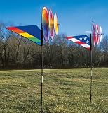 Triple Spinner Outdoor Lawn Decoration