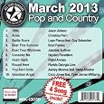 All Star Karaoke March 2013 Pop and Country Hits B (ASK-1303B) by All Star Karaoke