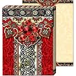 Black and Red Punch Studio Larger Small Brooch Note Pad