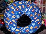 Blue Safari Pattern, Boppy Infant Support Pillow