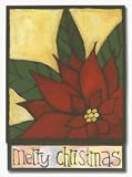 Holiday Poinsettia Ursula Dodge Boxed Holiday Cards Image