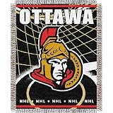 Ottawa Senators NHL Triple Woven Jacquard Throw (019 Series) (48x60")