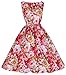 Lindy Bop 'AUDREY' Hepburn Style Vintage 1950's Spring Garden Floral Party Dress