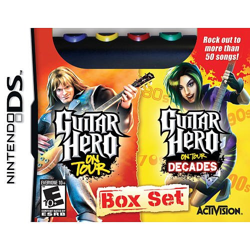 Nintendo DS Guitar Hero on Tour & on Tour Decades Box Set Excess