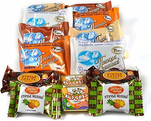 Gourmet Russian Chocolate Candy Assortment Soufle, 1 lb/ 0.45 kg