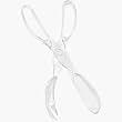 World Kitchen/Ekco 1045647 Acrylic Salad Tongs