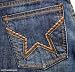 People's Liberation Women's Jeans Bella Camo Skinny in Dark Wash