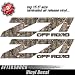 Camo Z71 off road decal set Silverado GMC truck hunting