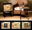 Regal Tradewinds TV Trays with Stand - Set of 4