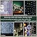 Dolucky Solar String Lights, 72ft 200 LED 2 Mode Waterproof String Lights Outdoor(White)