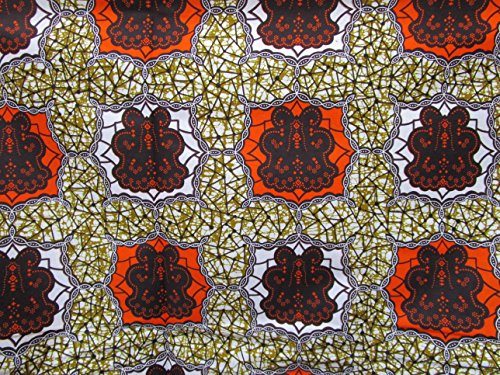 African Print- Ankara Fabric Clothing Designs - Material For Fashion, Dresses, Top, Skirt, Jewelry, Shoes, Bags, Head Wraps, Dashiki Shirt -Styles Have Patterns Of Prints. Lifetime Guaranteed. Tadpoles -6 Yards