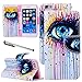 For iPhone 6 Plus / 6S Plus (5.5''), Urvoix(TM) Oil Painting Eye Wallet Leather Case Cover [Picture w/ Card Holder] [Magnetic Stand] for 5.5-inch iPhone 6PLUS/6SPlus (NOT fit iPhone6)