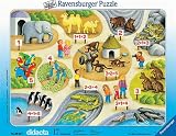 Erstes Z�hlen bis 5, 17 Teile Rahmenpuzzle - 