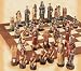 Sporting Goods : The Crusades Handpainted Chess Set