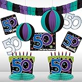 The Party Continues 50th Birthday Decorating Kit, 10 pc.