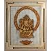 Recycled Board Ganesh in a Wood Frame