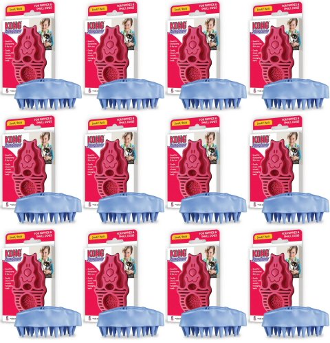 See KONG Zoom Groom Raspberry Small Dog & Puppy 12pk