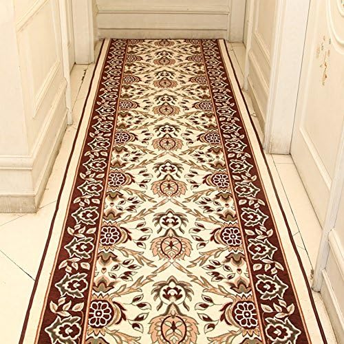 European-style floor mats/Corridor floor mats/Aisle stairs mats/Non-slip mat-F 120x10cm(47x4inch)
