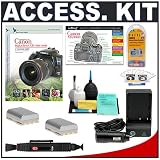 Introduction to the Canon XTi/EOS 400D Digital SLR Camera Instructional DVD & Field Guide + 2 Spare NB-2LH Battery Packs + Charger + Accessory Kit