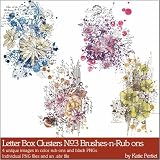 Photoshop Brushes - Letter Box Clusters No. 03 Brushes and Rub Ons
