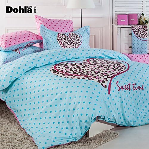 CrystalMX Home Textile, Fabric Bedding Set, Modern Designer Comforters And Bedding Sets,Sweet Time Home Textile,Comforter Not Included 4pcs
